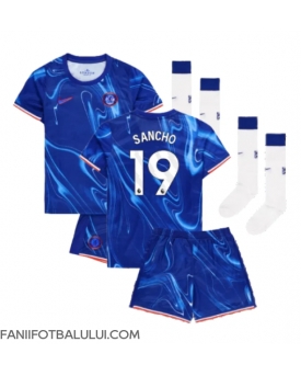 Chelsea Jadon Sancho #19 Echipament de Fotbal Replică 2024-25 Copii Acasa (+ Șorturi)